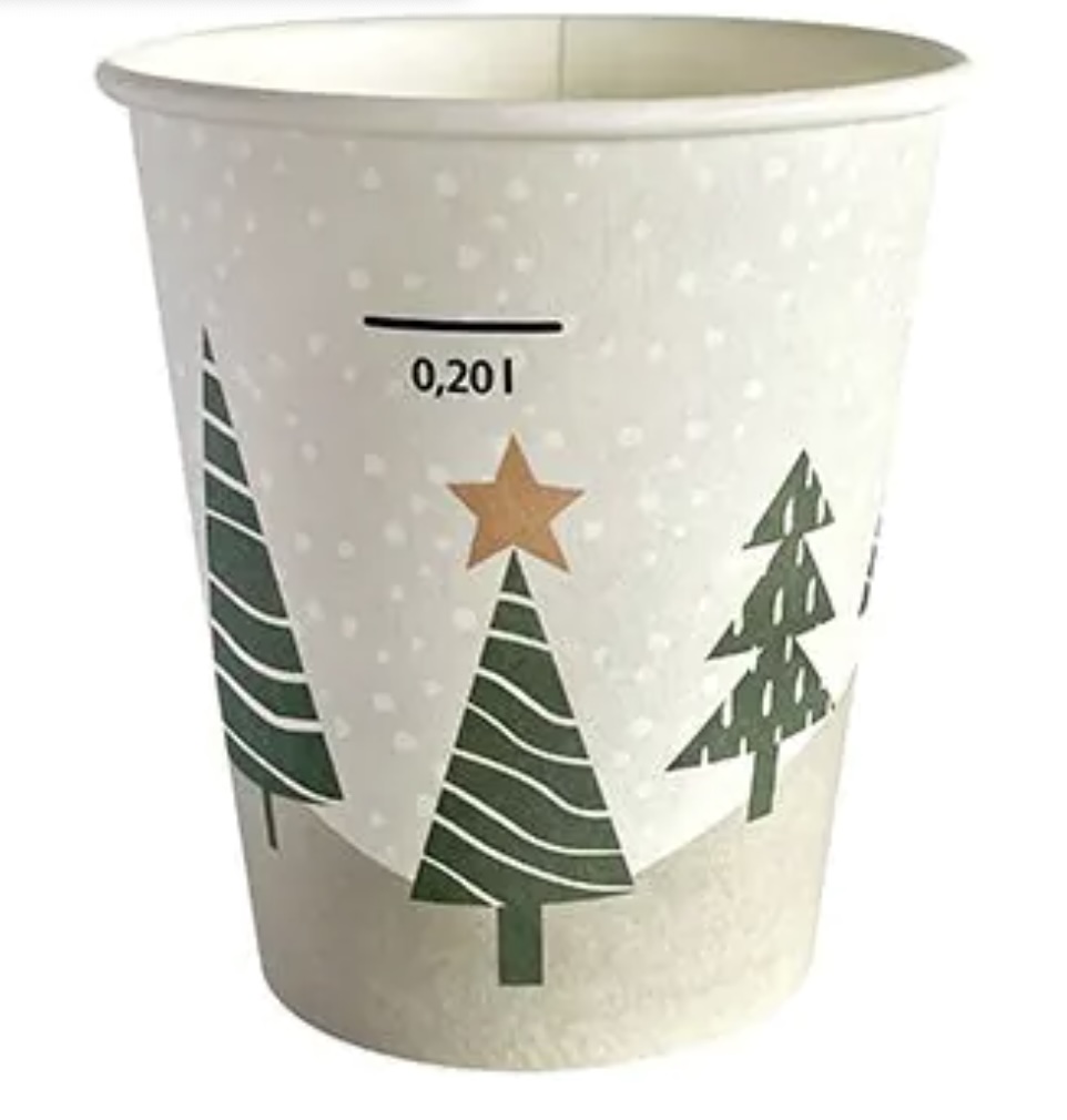 Getränkebecher (Heißgetränke) 0,2l 50er