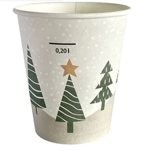 Getränkebecher (Heißgetränke) 0,2l 50er