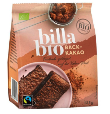 BILLA Bio Backkakao 125g