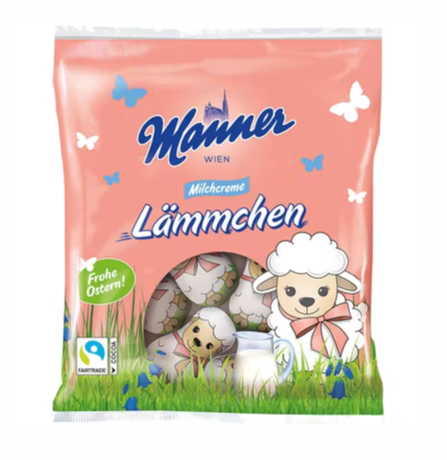 MANNER MILCHCREME LÄMMCHEN 5 STK 75G