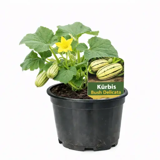 Kürbis Bush Delicata (April)