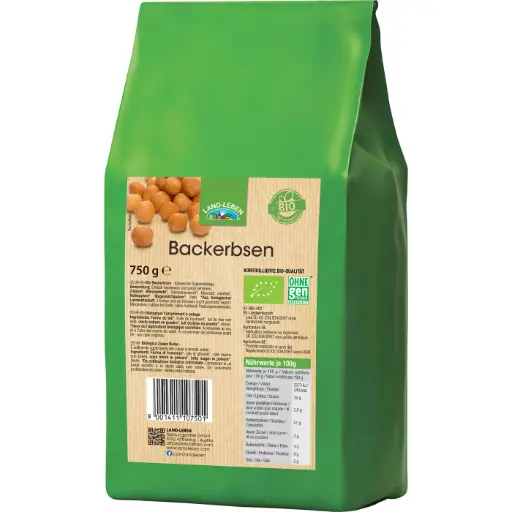 Backerbsen Palmölfrei 750g
