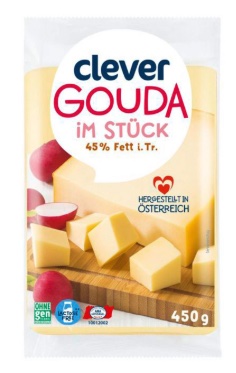 Clever Gouda Stück 45% Fit 450g