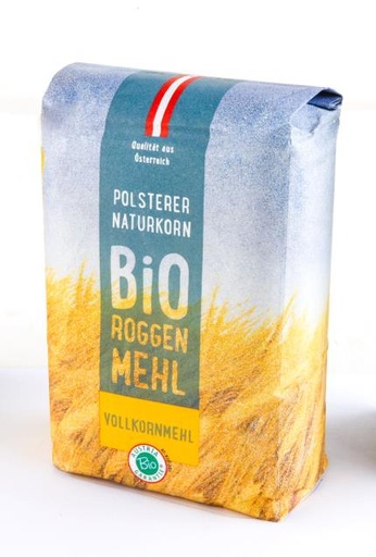 Polsterer Bio Roggenvollkornmehl 1kg